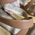 Time & Tru Memory Foam Strappy Heels Size 11 Light Brown summery wedding shoes Photo 4