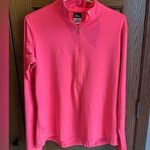 Nike Pro Dri Fit 1/2 Zip Womens Size XL Pink Photo 0
