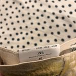 ZARA Gold Jeans Photo 3