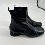 Wolky short black side zip short booties round toe warm winter size 38 / US 7 Photo 1