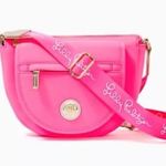 Lilly Pulitzer Giavanna Neoprene Crossbody Bag New Without Tags Pink Photo 0