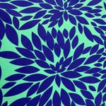 Aryeh  Bell Sleeve Skimmer A-Line Dress Turquoise Royal Blue Size L Photo 7