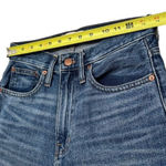 Madewell  The Mom Jean Medium Wash Raw Hem Comfort Capsule Quality T25 Photo 8