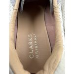 Clarks Originals 1825 Gray White Perforated gum sole Sneaker Shoes Women's 9.5 M Photo 6