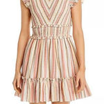 Saylor Tulsi Striped Mini Dress in Multicolor Medium Photo 0