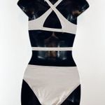 Aerie Two Piece Wrap Bikini Swimsuit Gray Silver Small / Medium Photo 2