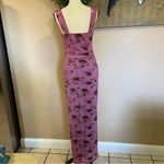 Lulus NWOT Dramatic Confidence Mauve Pink Floral Velvet Burnout Maxi Dress Photo 3