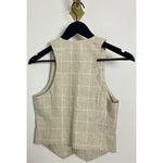 Madewell  Linen Cutaway Vest in Neutral Size US 0 Photo 4