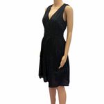 Converse  One Star Black Cotton Sleeveless V Neck Dress Womens Medium Photo 5