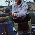 Free People NWT Purple Puffer Coat Photo 1