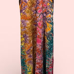 Handmade Cute festival goddess floral tie dye celestial front hook maxi dress  Photo 0