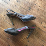 Kate Spade  peep toe slingbacks Snake sole Photo 1