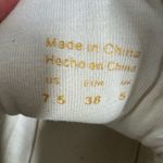 ALDO Womens Nydoilia Platform Sneakers White US 7.5 Rainbow Soles Metallic Heel Photo 7