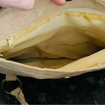 None Tan Suede Feeling Clutch Shoulder Purse Photo 5