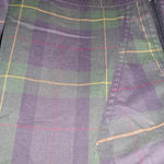 The Limited  America Purple‎ and Green Plaid  1/4 Zip Windbreaker Size Large Photo 3