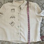 Vintage 80’s 90’s neutral embroidered boho cottage Photo 5