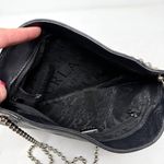 Furla [] Black Leather Zip Top Convertible Double Strap Ball Chain Shoulder Bag Photo 7