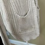 Miami Boutique Open Weave Knit Sweater Cardigan with Shoulder Detail - small Photo 10
