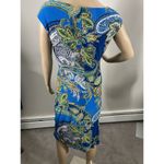 Ralph Lauren Women Lauren Sz 6 Multi Floral Stretch Tailored Dress Short Sleeve Photo 1