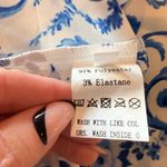 SheIn Blue Floral Patterned Blouse Photo 9