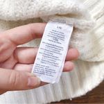 Madewell • Everett Rib-Play Pullover Sweater cream chunky cable knit alpaca Photo 5