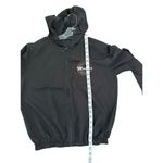 Brandy Melville  Navy Blue Malibu ID patch Zip Hoodie Jacket Large size Photo 3