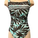 MiracleSuit  Swimsuit Tropical Leaf Print One Piece 10 Photo 0