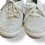 Keds x Kate Spade New York Champion Glitter Sneakers Silver White Sparkle Size 8 Photo 1