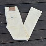 True Religion Vintage Y2K  Pale Yellow Low-Rise Straight Leg Skinny Jeans Photo 0