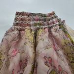 HEMANT & NANDITA Maya Mini Dressblush in Pink & Lime LArge Photo 5