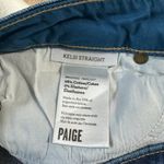 Paige Kelsi Straight Leg Jeans Dark Wash Denim Casual Size 30 Photo 10