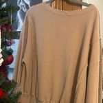 American Eagle  Waffle Big Hug Sweatshirt Photo 2