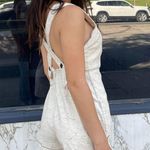 Urban Outfitters UO cream cross back romper  Photo 2
