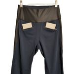 ADAY Throw It Higher Leggings Navy Black Zip Pockets High Waist Athleisure S Photo 2