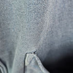 Ladies' Vintage Distressed LL Bean Sweatshirt Hoodie Cardigan Large Blue Photo 3