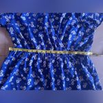 Lane Bryant - Floral Maxi Dress - High Low - Size 14- Blue Flowers flare Photo 9