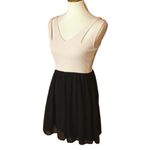 Glittery fit n flare night out dress Black Photo 1