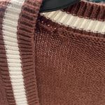 Love Tree Brown V-Neck Cardigan Sweater Photo 4