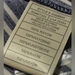 BB Dakota Jack by  Blue Striped 3/4 Bell Sleeves Dress Size M Photo 6