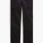 J.Crew Petite Corduroy Full Length Essential Straight Pant Black US 29 P NWT Photo 3