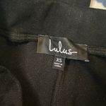 Lulus Watch Me Work Black Faux Suede Motto Leggings Size XS Photo 5