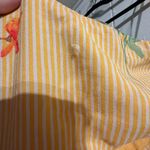 Free People  Yellow stripped Tube Flower Dress Photo 2