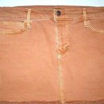joe's jeans New $148 Womens NWT Cut off Skirt Dark Tan Brown 32 36 X 14 USA Deser Photo 0