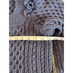 525 America 525 American Womens Pink Knit Sweater Knit Puff Top Large Blue Photo 6