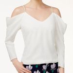 MARE MARE Karl Blouse Size Small Cold Shoulder Top NWT Anthropologie Off White Photo 1