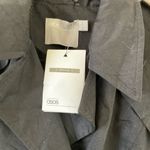 ASOS NWT  Black Women Trench Coat Size 8 petite Photo 4