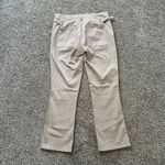 Anthropologie khaki beige straight leg pants size 27 Photo 3