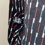 Jantzen  Black and White Striped Cardigan kimono Photo 3