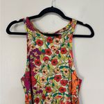 Natural Life Halle Printed Halter Maxi Dress in Fuchsia Floral - Size M Photo 7