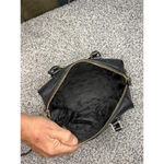 Michael Kors Aria Small Black Studded Satchel Crossbody Handbag Photo 10